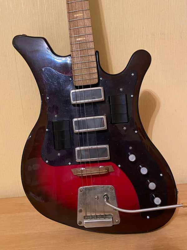 Aelita Electric Guitar USSR Russian Soviet Vintage