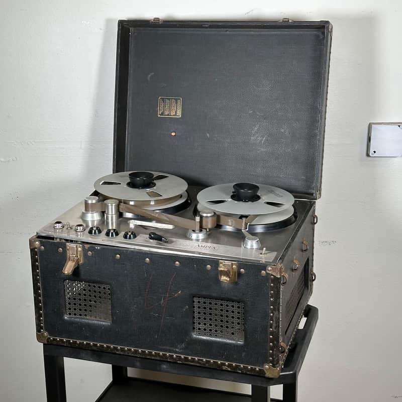 Vintage Ampex 300 Transport Reel to Reel w/ Original Case