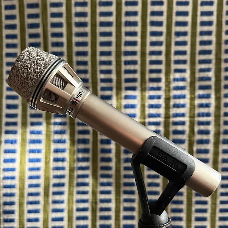 *Serviced* 1970's AKG D-190E Dynamic Microphone D190E D190C D190 D 190 Austria
