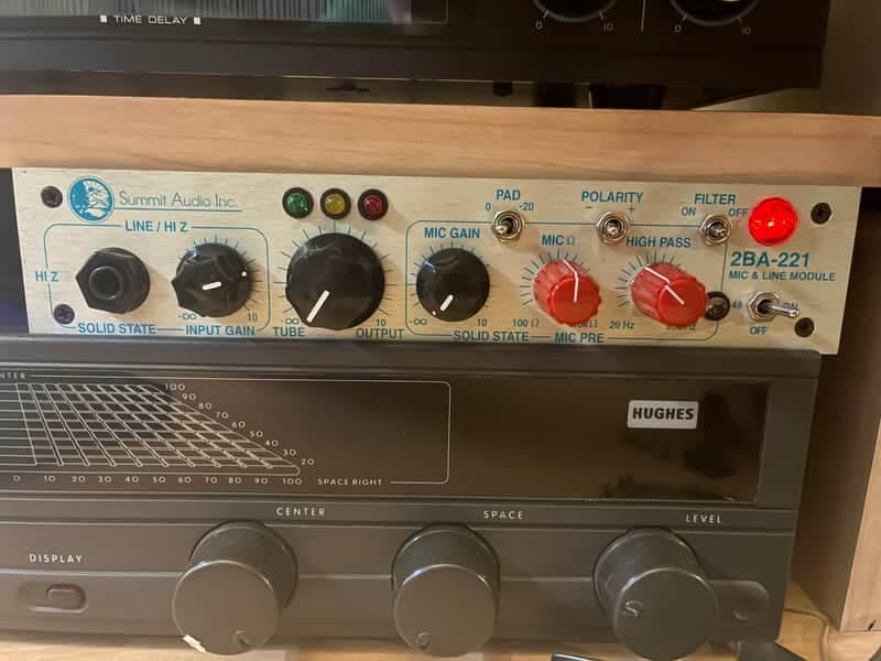 Summit Audio 2BA-221 Mic and Line Module 2010s - Silver