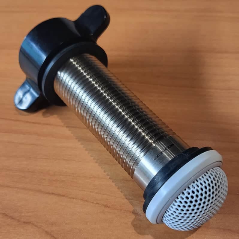 Shure MX395W/O Surface Low-Profile Omnidirectional Boundary Microphone - White
