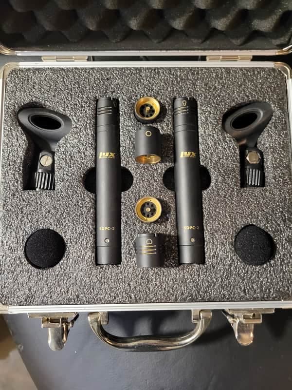 2 Lxy Pro SDPC-2 condenser microphones with 3 capsules each