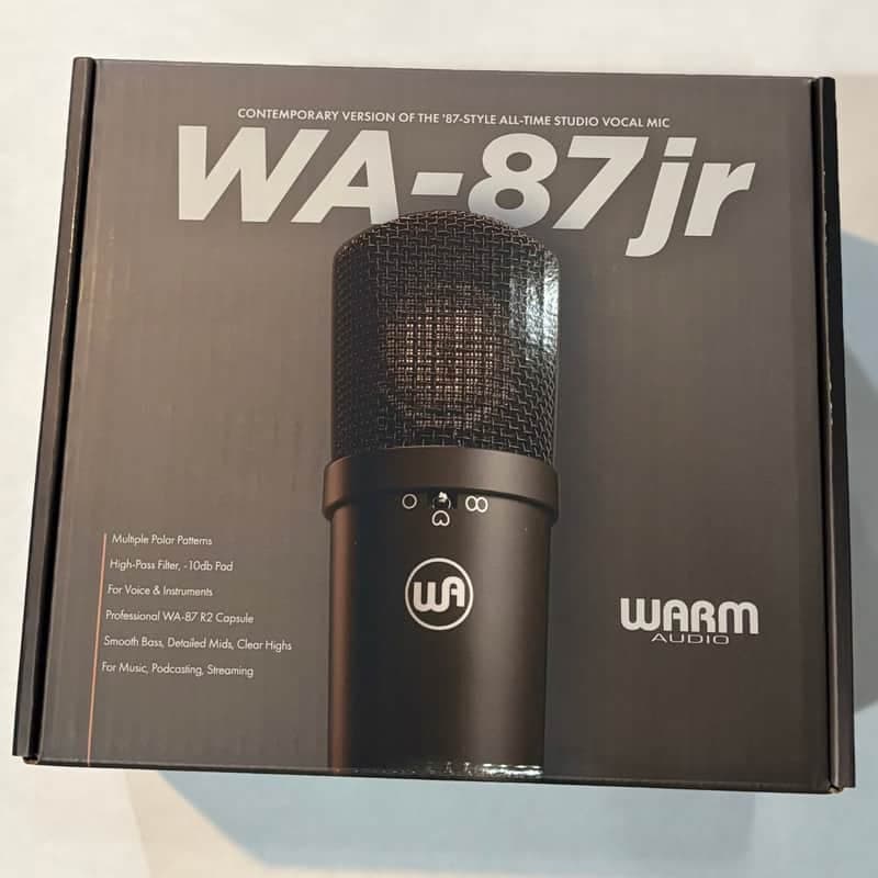 Warm Audio WA-87jr Large Diaphragm Multipattern Condenser Microphone 2020 - Present - Black