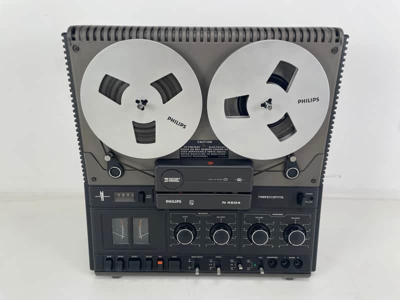 Philips - N4504 - 18CM Reel-to-Reel Deck - Serviced (New Belts)