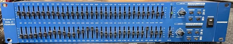Samson S-Curve 231 Graphic Equalizer Dual 31 Band