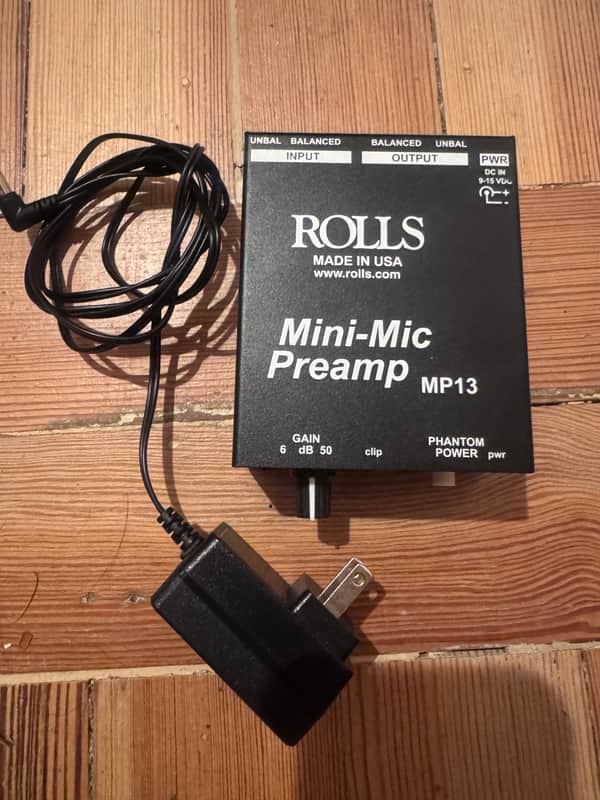 Rolls MP13 Mini Microphone Preamp 2010s - Black