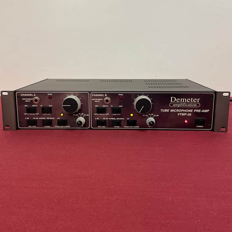 Demeter VTMP-2b - Two Channel Tube Microphone Preamp
