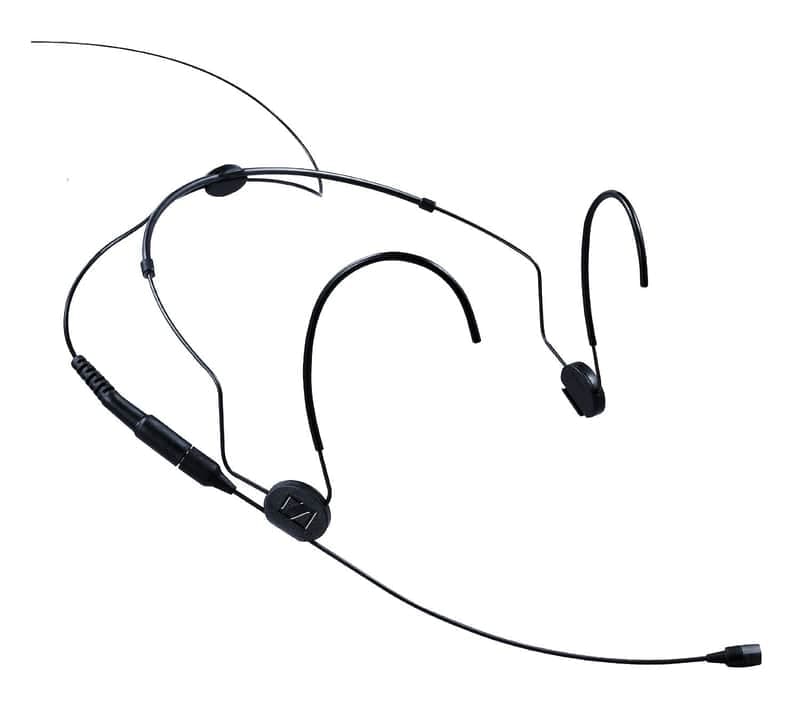 Sennheiser HSP 2-EW omni-directional black headworn microphone 2-Day Delivery
