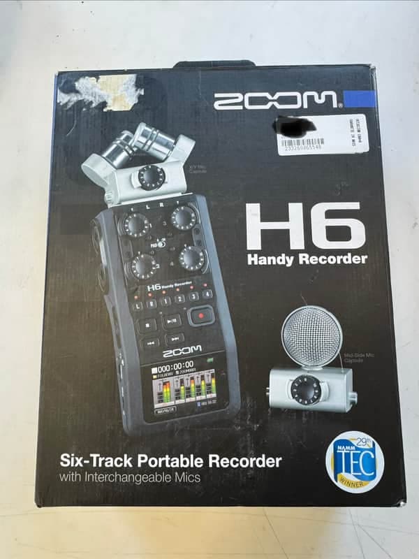 Zoom H6 Handy Audio Recorder 2013 - 2019 - Black / Silver