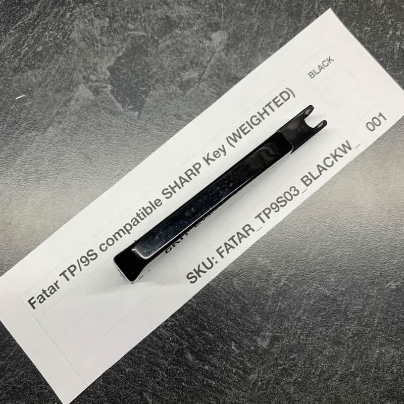 Fatar Replacement Weighted SHARP/BLACK Key (TP/9S Keybeds) for Sequential Prophet-6, Access Virus Indigo 2/TI Polar, Moog Grandmother/Matriarch, Oberheim OB-X8/OB-6/TVS Pro, Waldorf Blofeld/Microwave XTk, Ensoniq Fizmo, & more