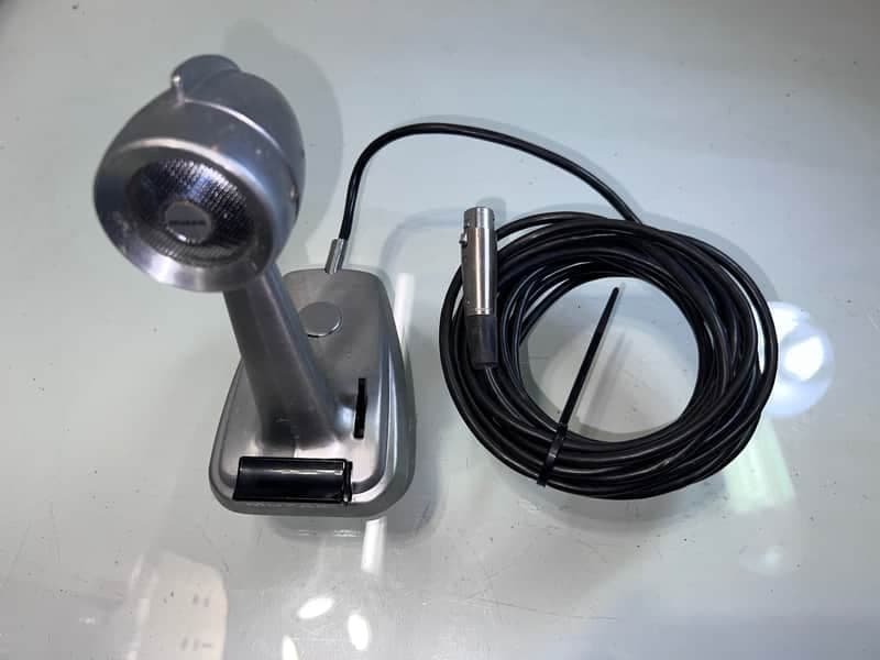 Turner/MUZAK Dynamic Tabletop Microphone 1995 - Chrome
