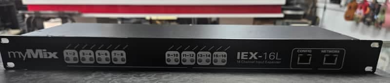 myMix IEX-16L 16-Channel Input Expander + Power Supply + (2) JUMPERZ