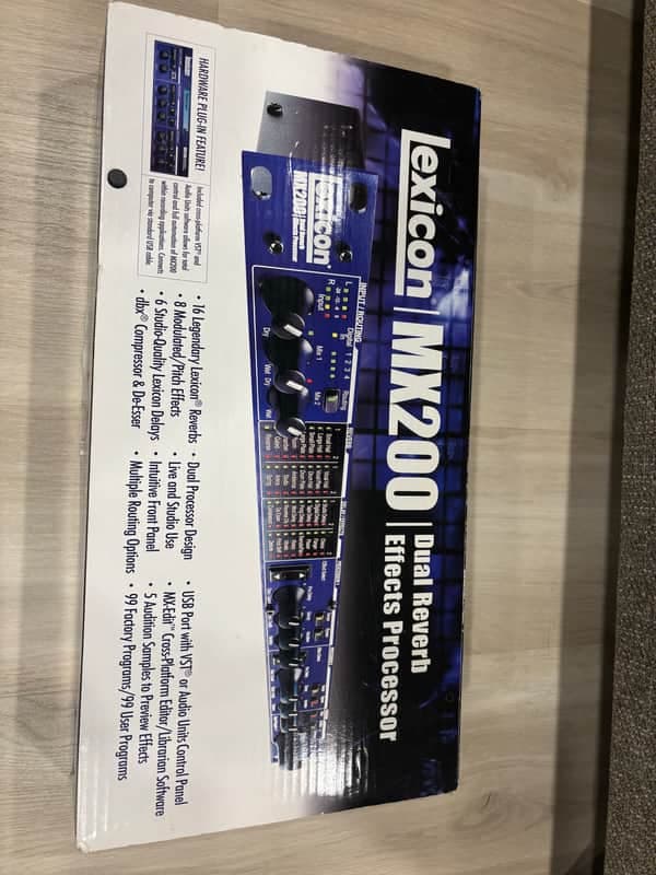 Lexicon MX200 Dual Reverb Effects Processor - Everything Included