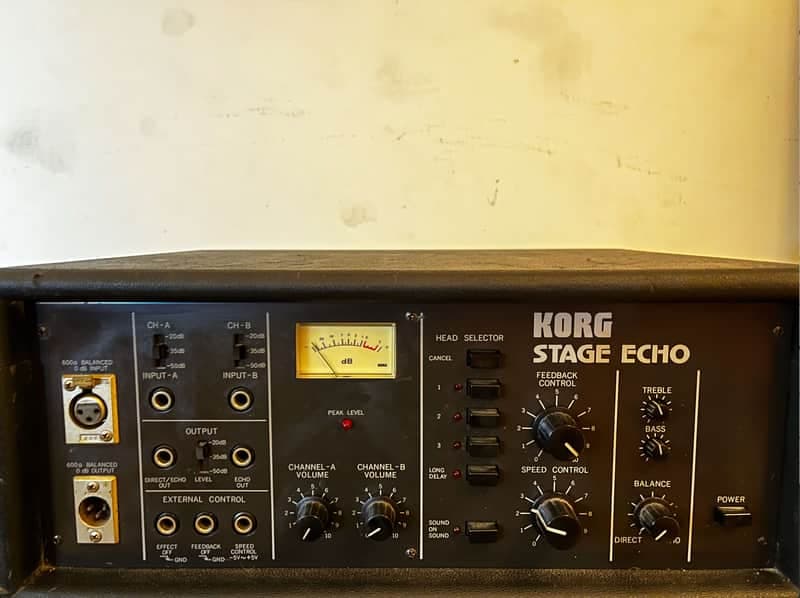 Korg SE-500 Stage Echo Tape Delay 1970s - Black