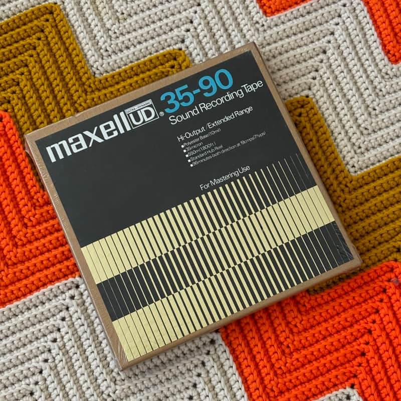 Maxell 35-90 Mastering Tape - New In Shrink Wrap! - NOS!