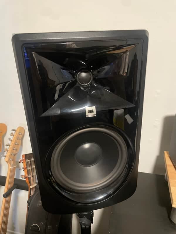 JBL LSR308 8" 2-Way Powered Studio Monitor (Pair) 2010s - Black