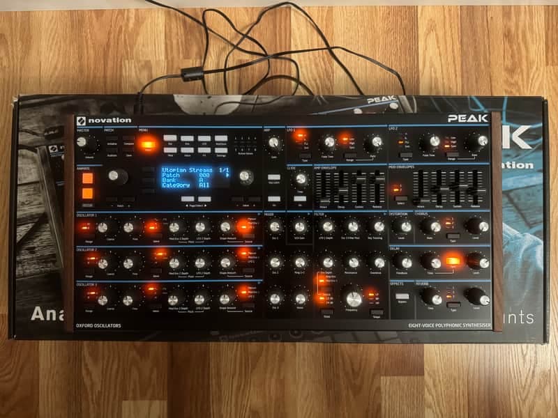 Novation Peak 8-Voice Desktop Synthesizer 2017 - Present - Black