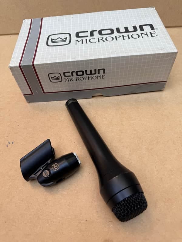 Crown Crown CM-100 Hand-held PZM Omnidirectional Microphone Made in USA