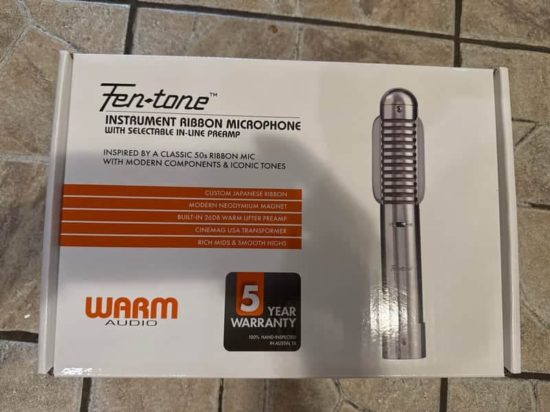 Warm Audio Fen-Tone Ribbon Microphone 2025 - Present - Nickel