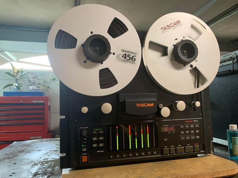 TASCAM TSR-8 1/2” 8-Track Reel to Reel Tape Recorder 1990s - Black