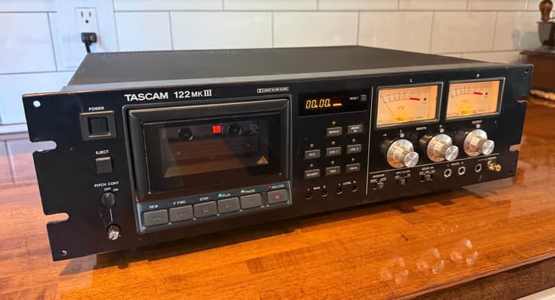 Tascam 122 MKIII 3 Head Professional 90's Cassette Deck - Excellent 122MKIII