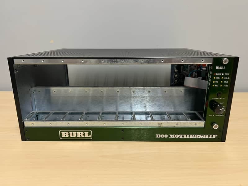 Burl B80 Mothership 2 chassis with BMB3 Dante card and BP300 power supply