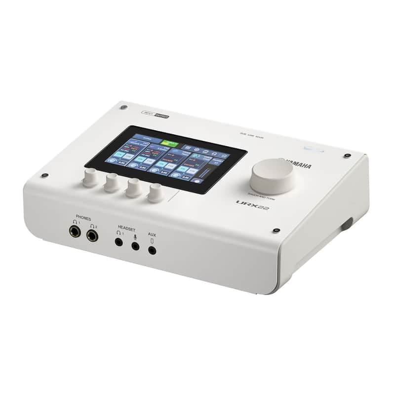 Yamaha URX22 4x2 USB-C Audio Interface with 32-bit / 192 kHz Support Multi-Stream Audio Driver and Dual USB (White)