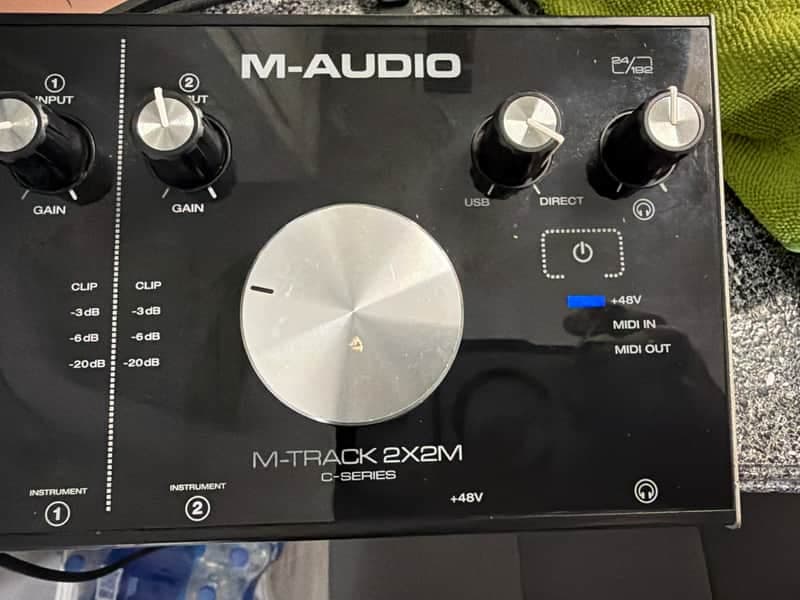 M-Audio M-Track 2x2M USB Audio/MIDI Interface 2010s - Black
