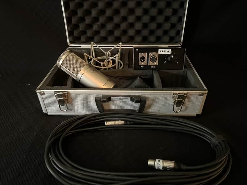 Advanced Audio CM 47 Large Diaphragm Tube Microphone 2017 - Silver
