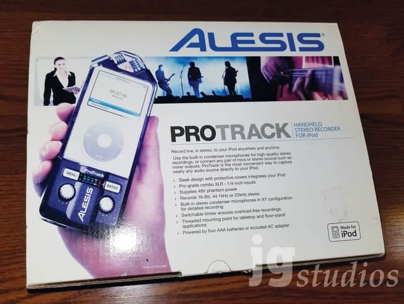 Alesis ProTrack - Handheld Stereo Recorder for iPod - Mint in Box!