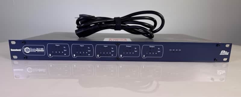 BSS Soundweb London Blu100 Signal Processor with Power Cord Tested Working