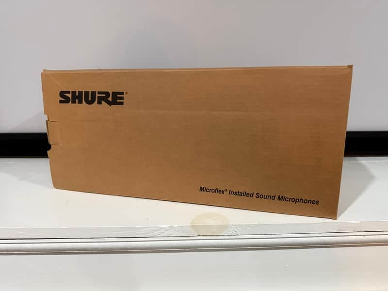 Shure MX418D/C 18" Microflex Cardioid Gooseneck Condenser Mic with Desktop Base, 10' Cable 2008 - Present - Black