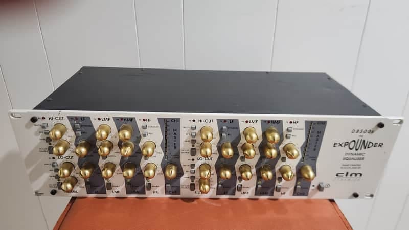 Rare Silver CLM Dynamics DB500s Expounder Parametric Equalizer EQ DB 500S