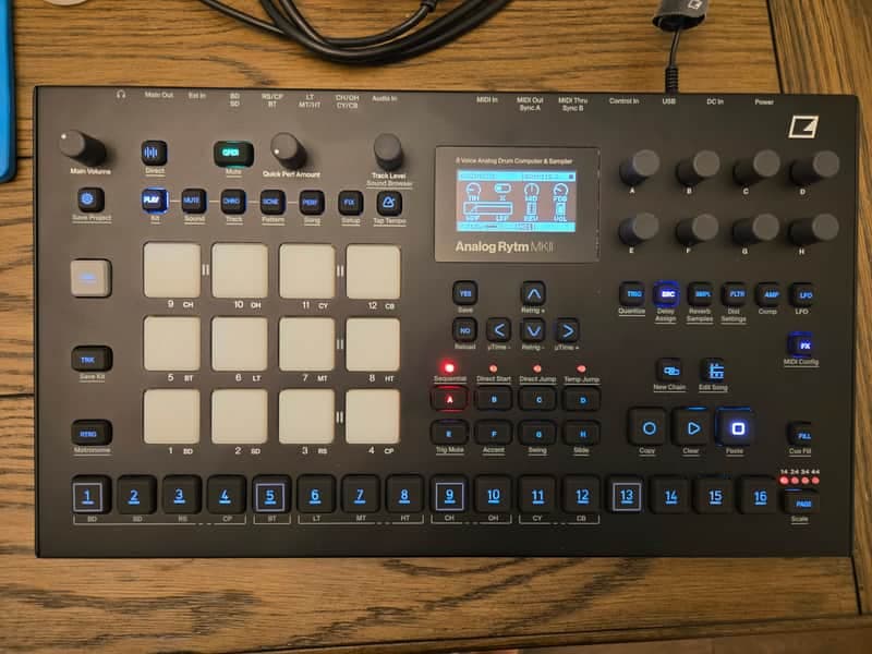 Elektron Analog Rytm MkII 2020 - Black