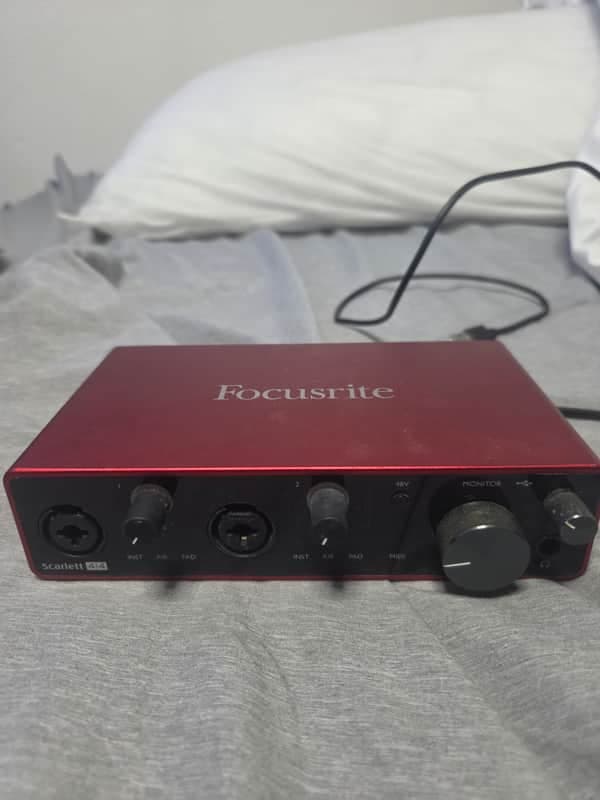 Focusrite Scarlett 4i4 3rd Gen USB Audio Interface 2019 - Present - Red / Black
