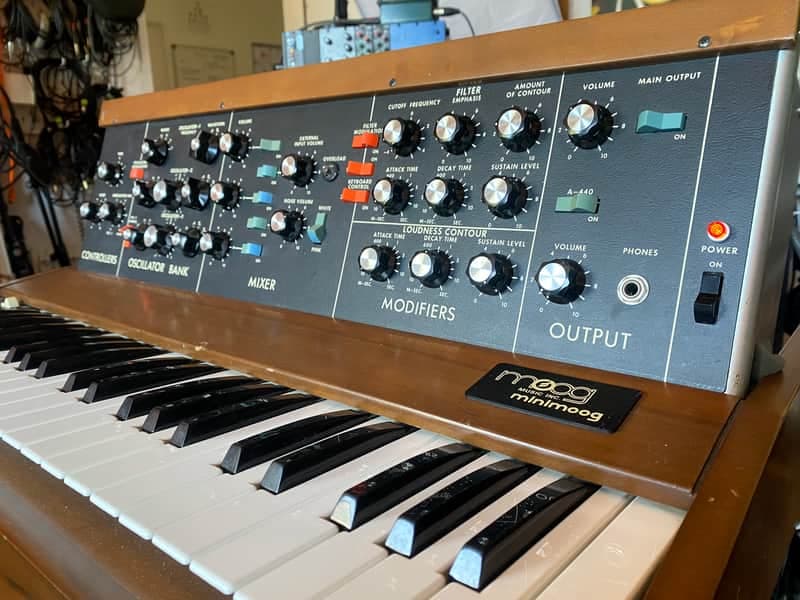 Moog Minimoog Model D Original ( 1979 - 1981 ) Serviced w case