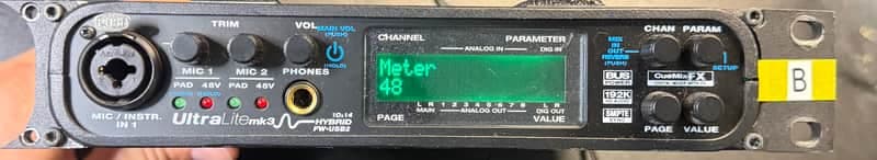 MOTU 828 MK3 ultralite - Black