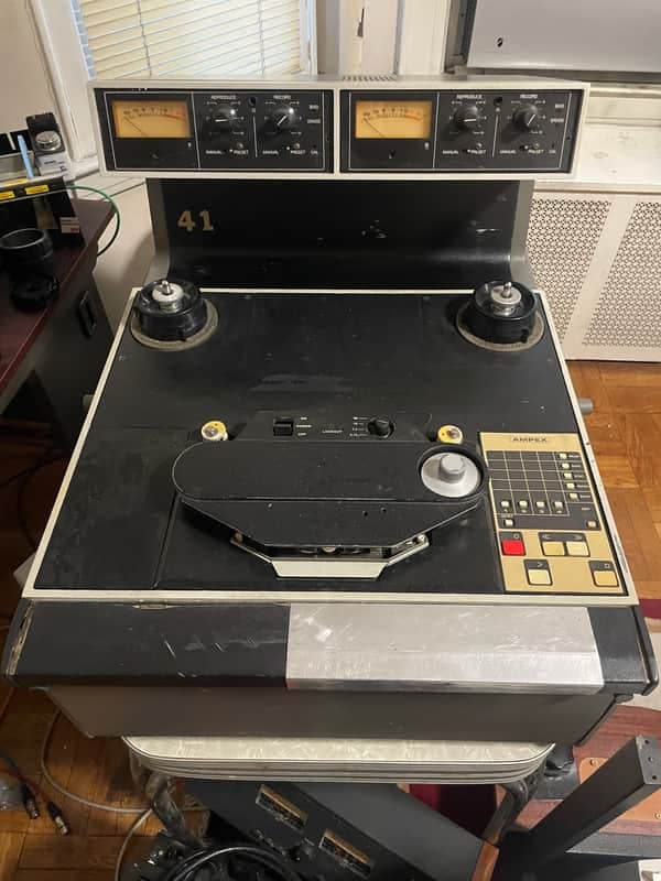 Ampex ATR-102 1/4" 2-Track Tape Machine 1970s - Black