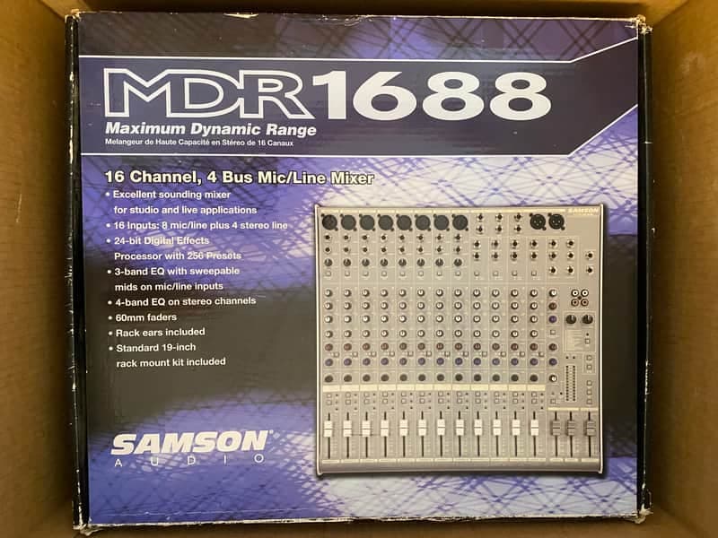 MDR1688 16-Channel Mixer with DSP 40/SAMDR1688