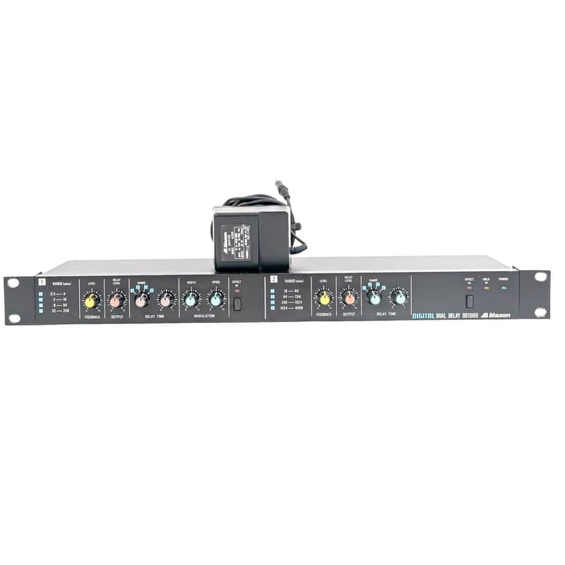 Maxon DD1000 Dual Digital Delay with Power Supply – Vintage ‘80s Rack Unit