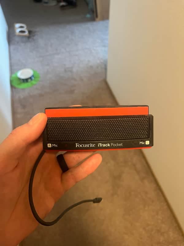 Focusrite iTrack Pocket Mobile iPhone Recording Interface 2010s - Black/Red