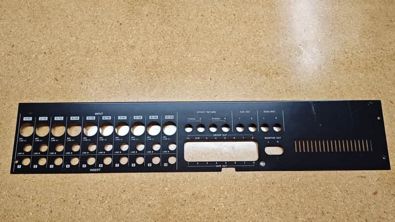 Tascam 688 input/output connector panel. Good condition midistudio portastudio.