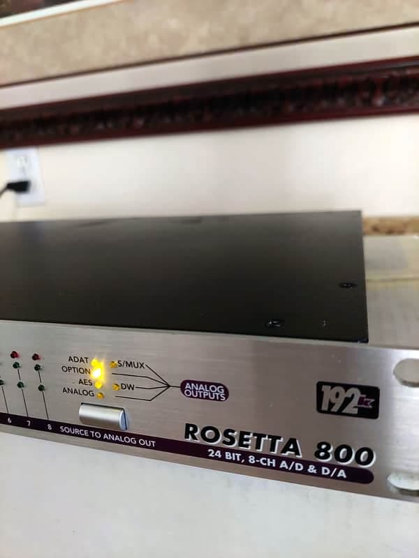 Apogee Rosetta 800 with X-Symphony Card Installed