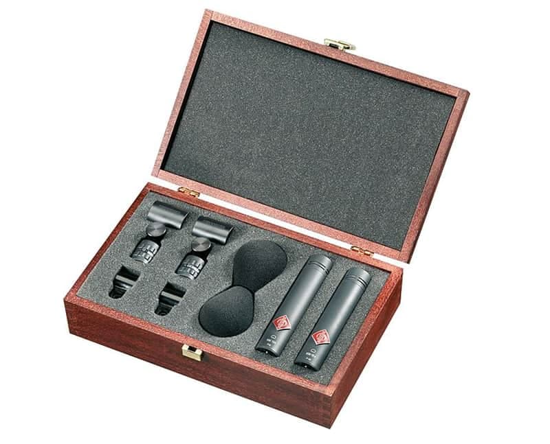 Neumann KM184 (Matte Black) Mic Microphone Matched Stereo Pair SKM184 KM184MT