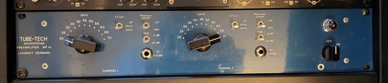 Tube-Tech MP 1A 2-Channel Mic Pre / DI - Blue