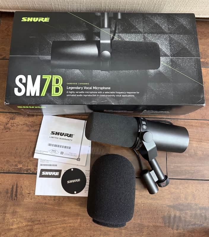 Shure SM7B Cardioid Dynamic Microphone SM 7B