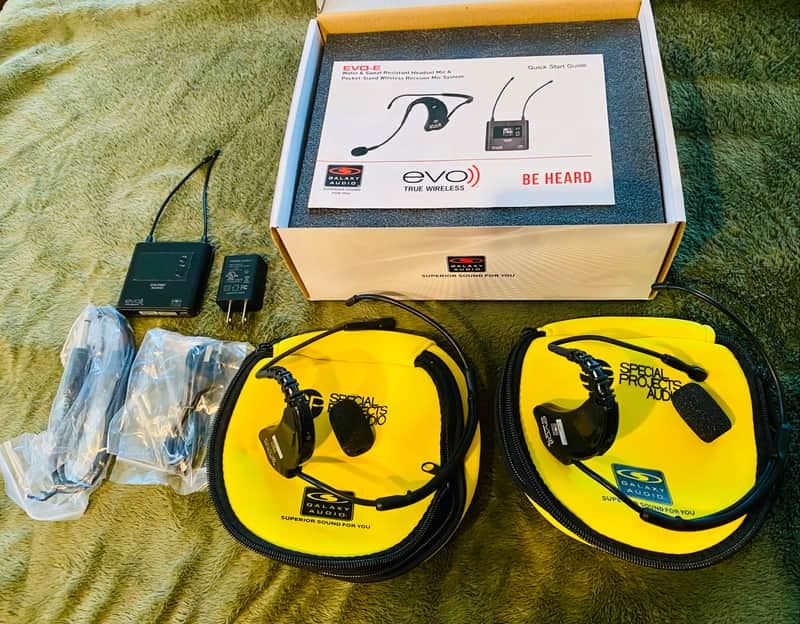 Galaxy Audio EVO-E DUAL Wireless Headset Mic System 2020s
