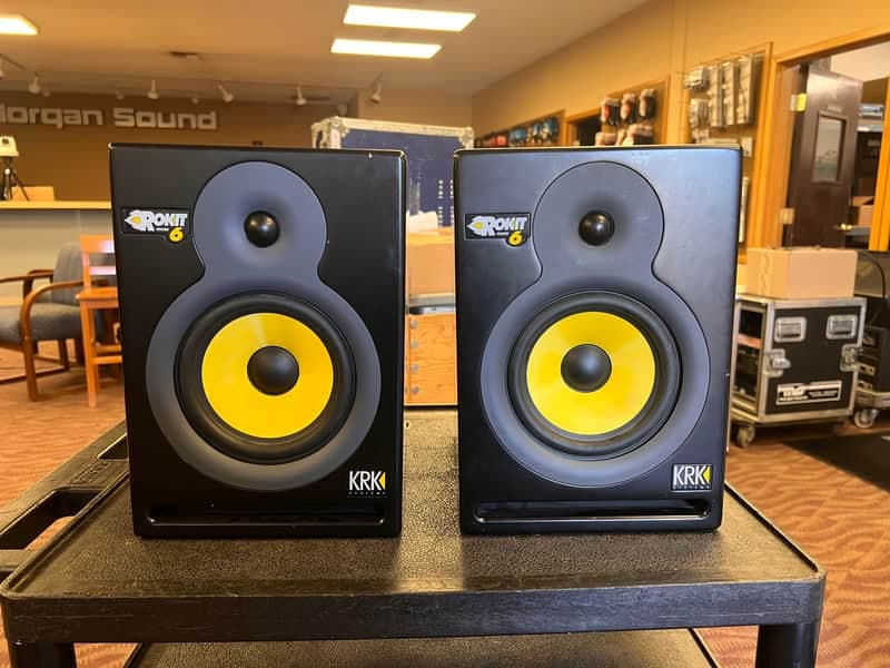 KRK RP-6 Rokit 2-Way 6" Active Studio Monitor (Single) 2007 - 2008 - Black