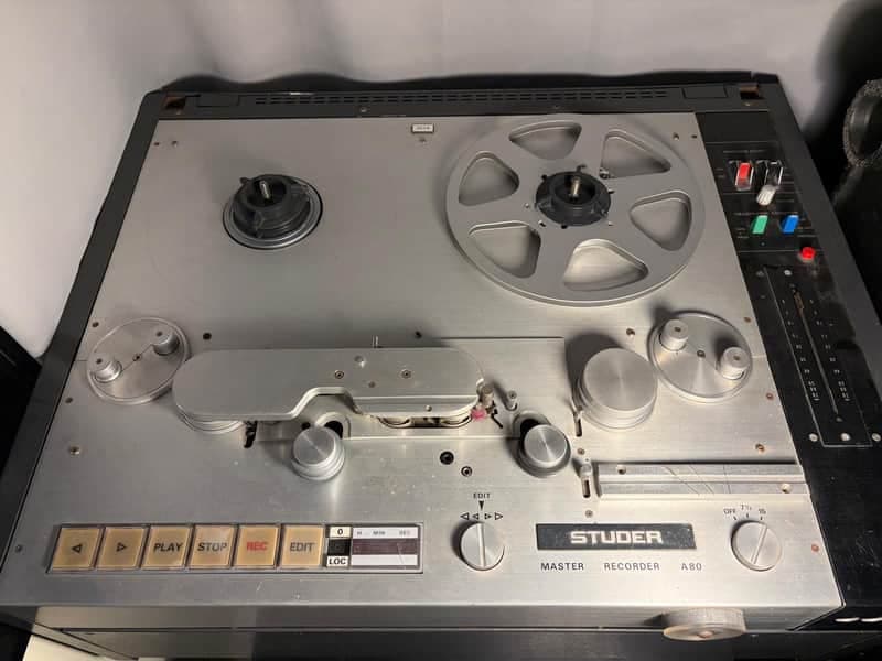 Studer A80 2 track ¼ inch master tape machine- Ex-BBC recently serviced