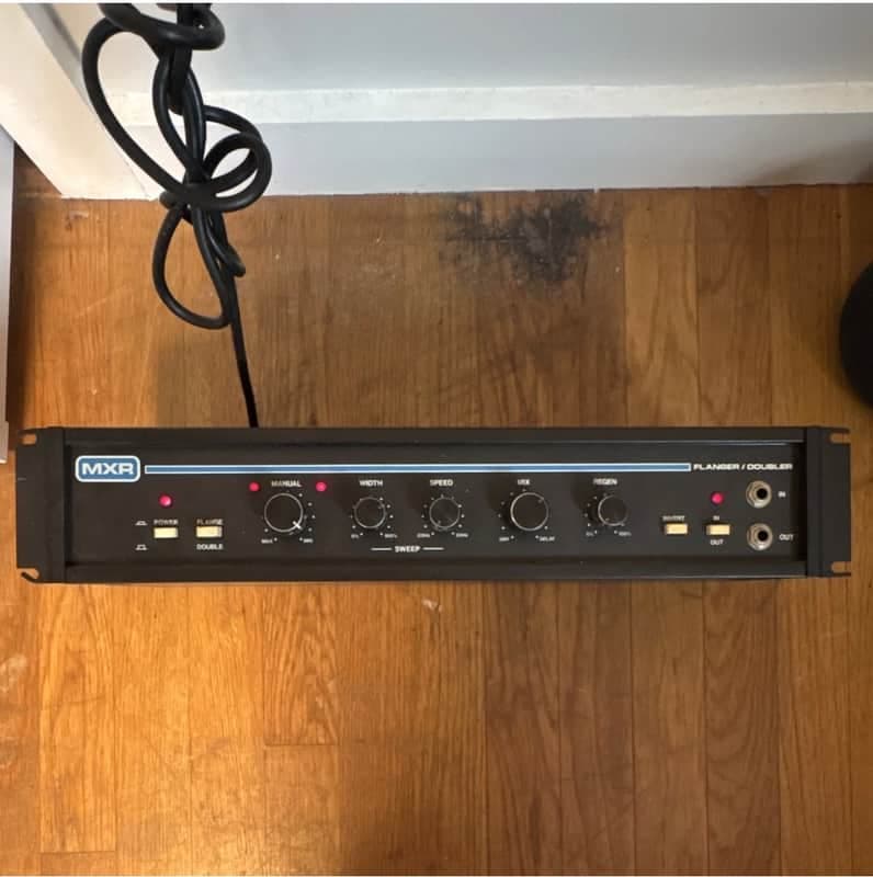Vintage 1970s/1980s MXR Analog Flanger/Doubler Model 126 (2U rackmount unit)